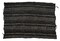 The Bead Chest Ebony Black Bogolan Mali Mud Cloth - Handmade African Textile from West Africa - 40x64 Inches - Ideal for Home Decor, Boho Throw Blanket, Upholstery, or Crafts